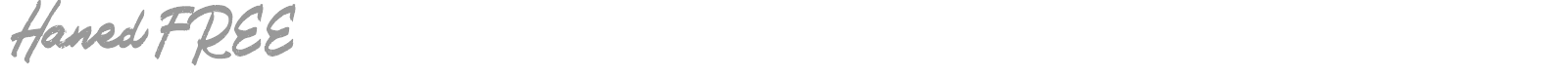 Haned font preview